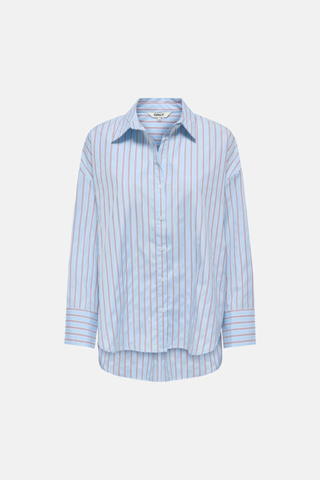 Chemise à manches longues - bleu