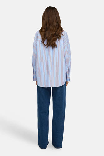 Hemd met lange mouwen - blauw