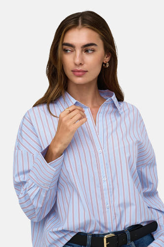 Hemd met lange mouwen - blauw