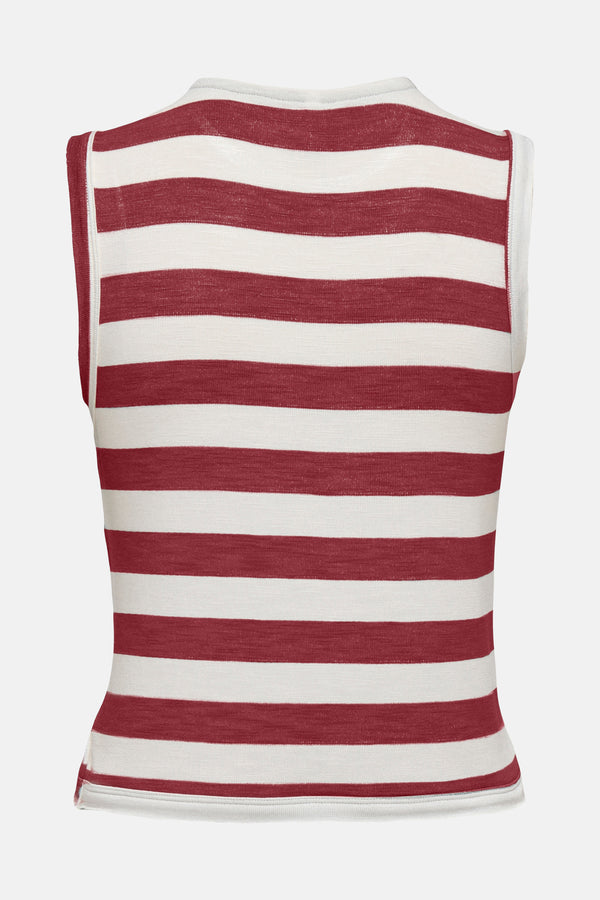 Top (zonder mouwen) Rood - ONLY®