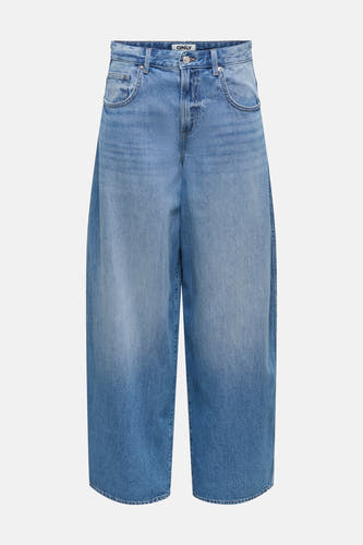 Jean special fit en denim bleu clair d'ONLY avec des jambes larges et des poches à l'avant.