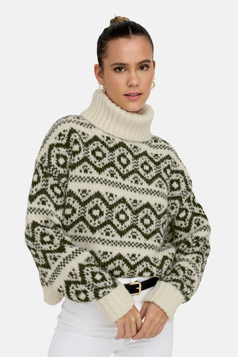 Trui met rolkraag multicolor - ONLY®