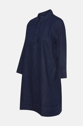 Kleedje met lange mouwen - dark blue denim - ONLY®