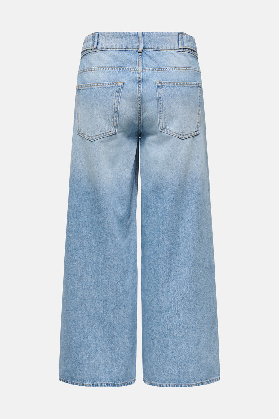 Jeans larges en denim bleu clair de ONLY®, avec jambes larges et poches arrière.