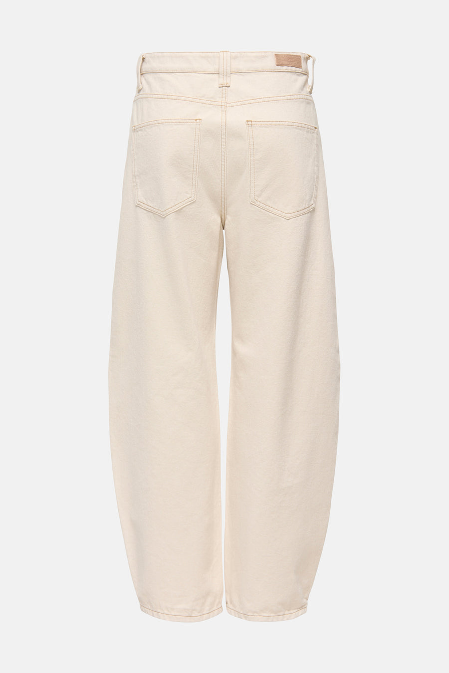 Jeans coupe spéciale en denim écru de ONLY®, vue de dos avec poches et coutures.
