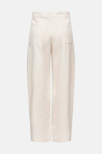 Pantalon écru de JDY, avec poches à l'arrière.