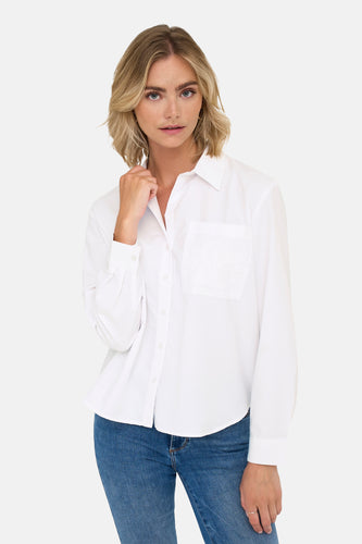 Hemd met lange mouwen - wit - JDY - 7