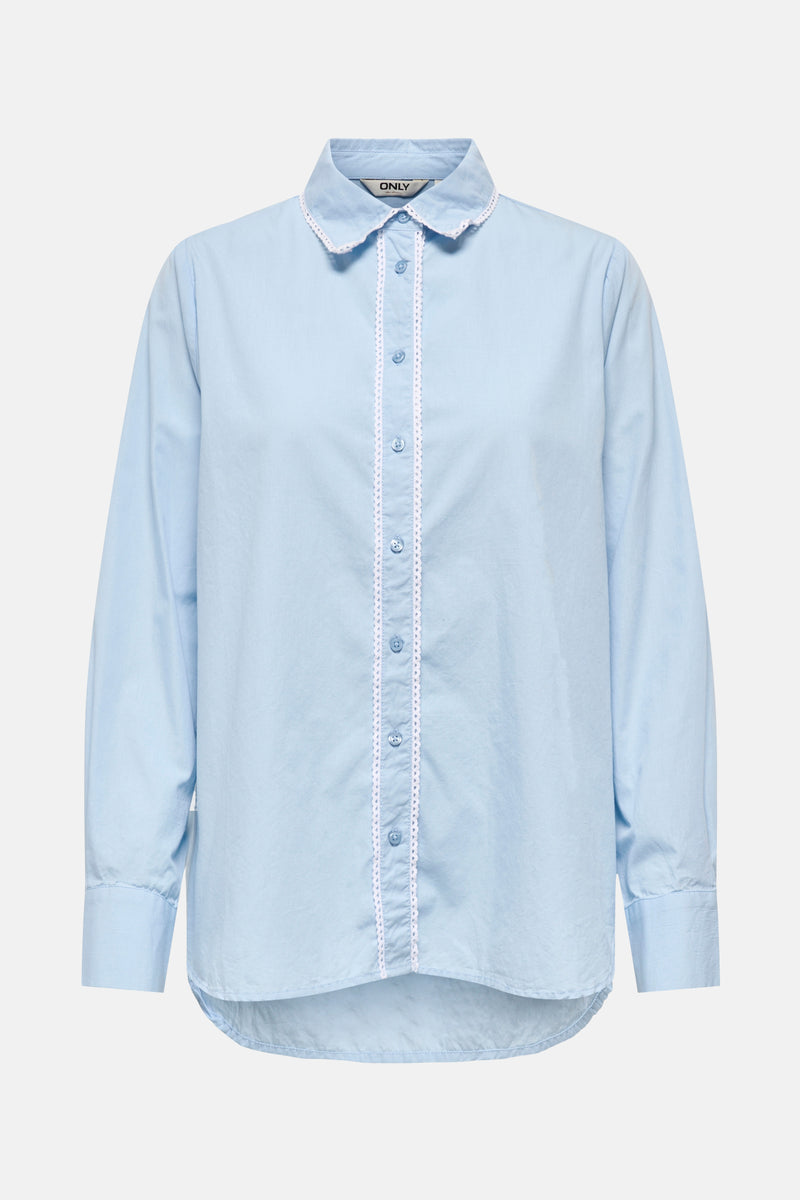 Hemd met lange mouwen - blauw