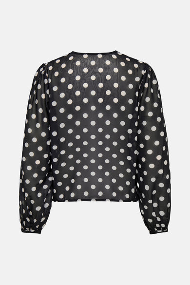 Blouse met lange mouwen - zwart