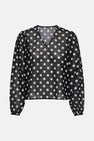 Blouse met lange mouwen - zwart