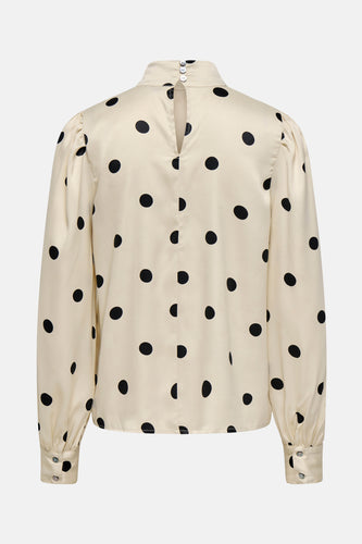 Blouse met lange mouwen - ecru
