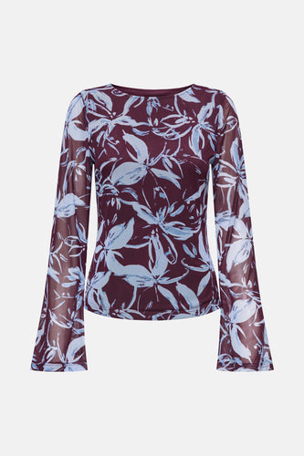 ONLCYRIL MESH L/S TOP WVN