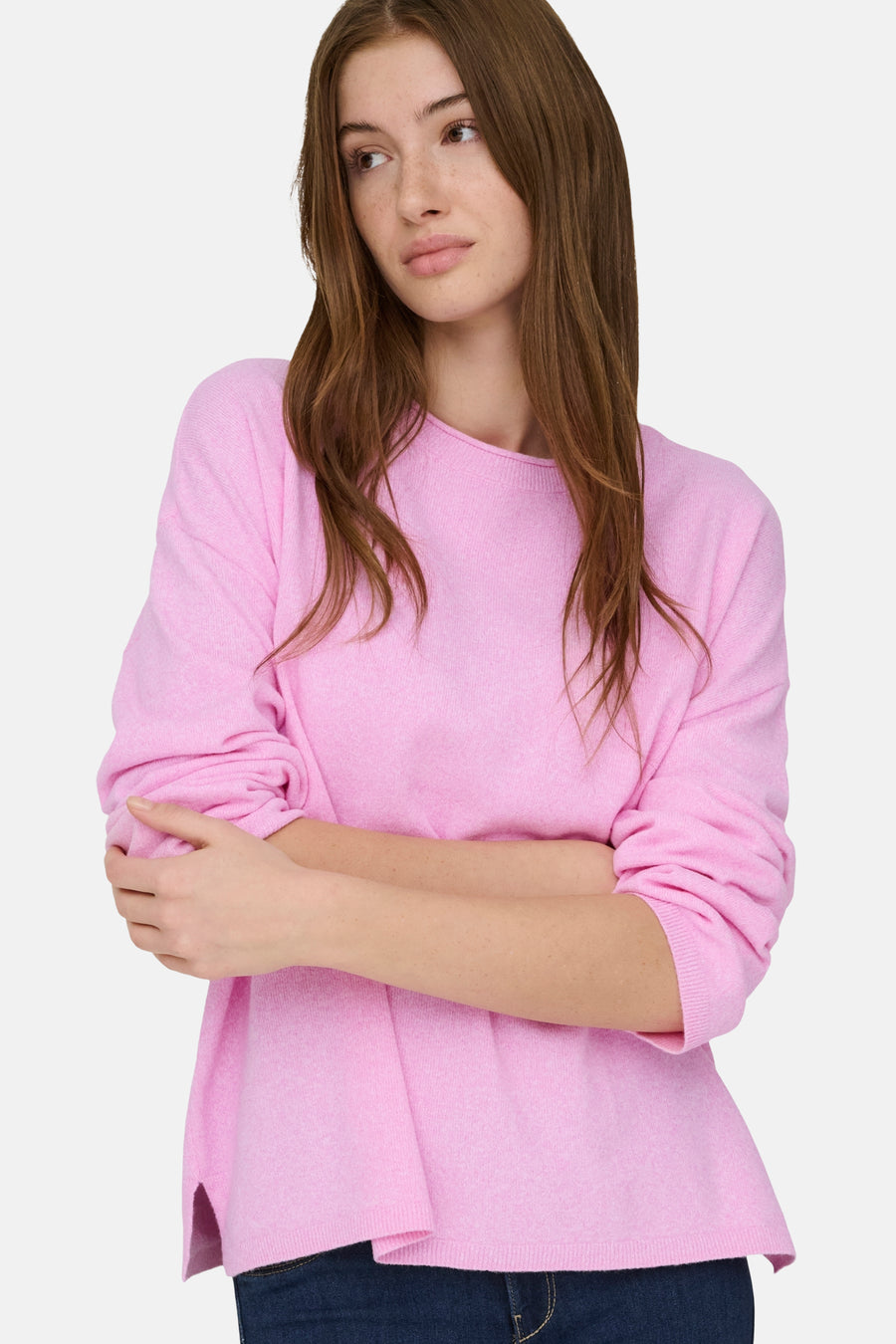 Trui met ronde hals roze - ONLY® - ONLY® - 5