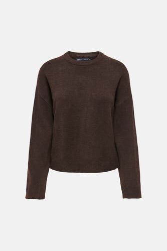 Pull col O brun - ONLY®