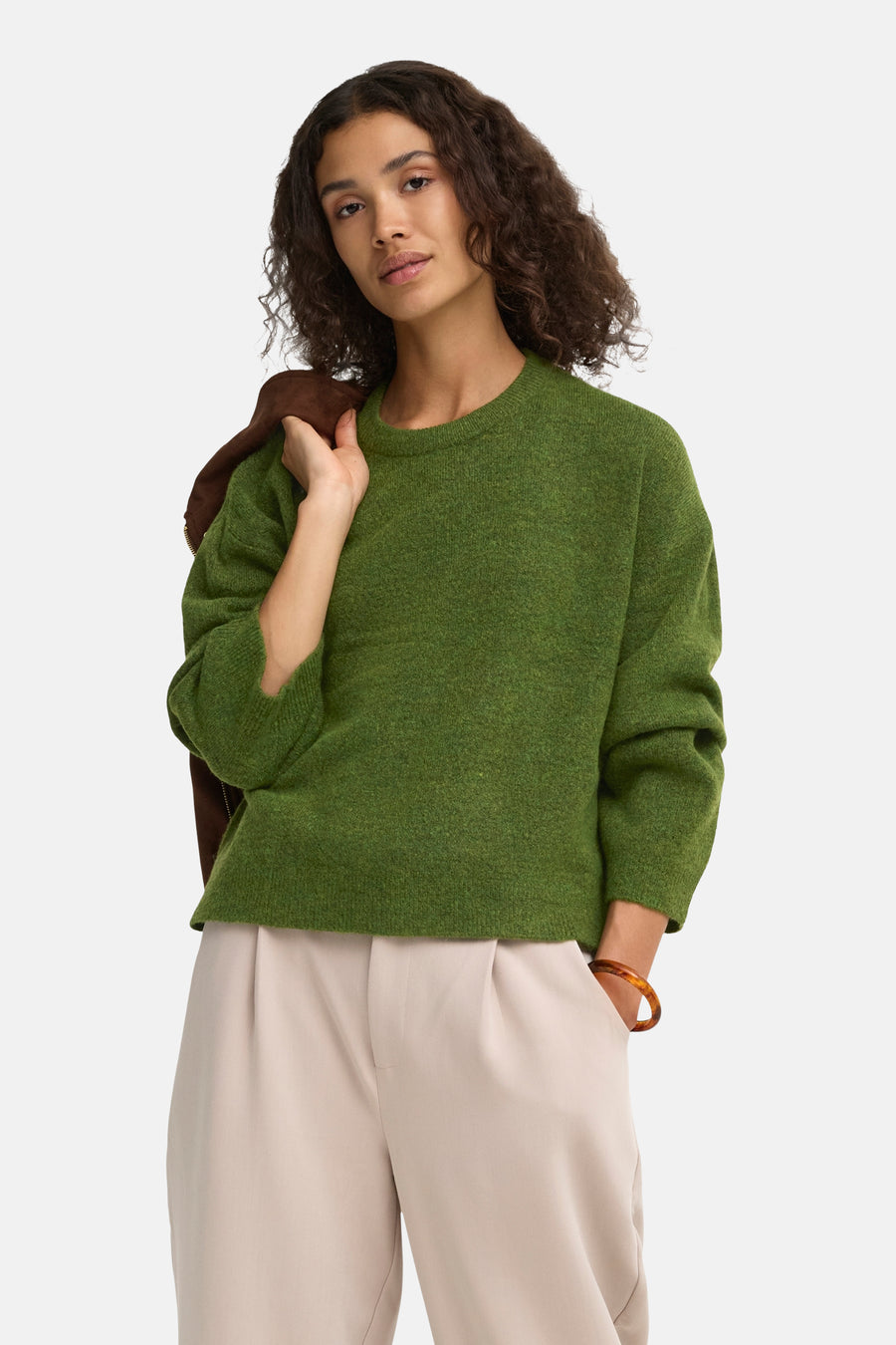 Pull col O vert - ONLY®