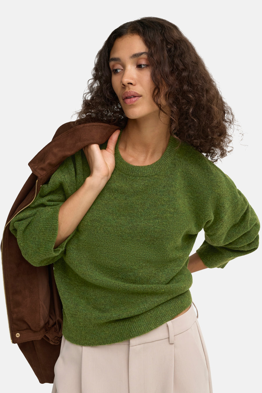 Pull col O vert - ONLY®