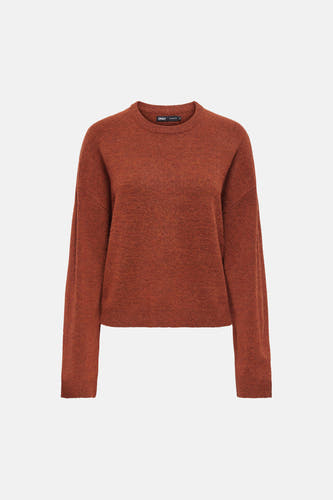 Trui met ronde hals oranje - ONLY®