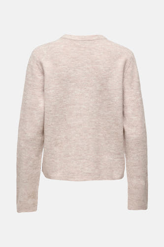 Veste beige ONLY, avec des manches longues et une subtile texture.
