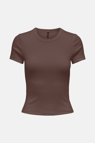 T-shirt met korte mouwen - bruin