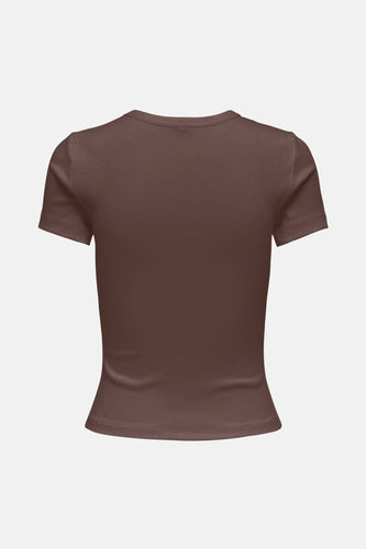 T-shirt met korte mouwen - bruin