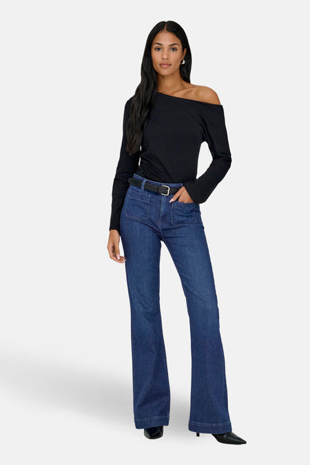 Jeans flared dark blue denim - ONLY®