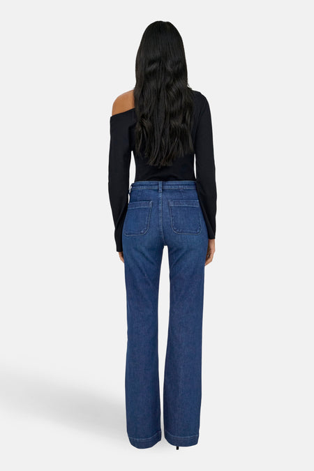 Jeans flared dark blue denim - ONLY®