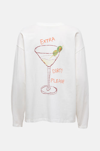 T-shirt met lange mouwen - wit