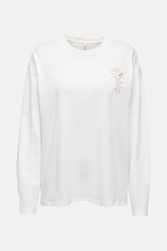 T-shirt met lange mouwen - wit - ONLY® - 2