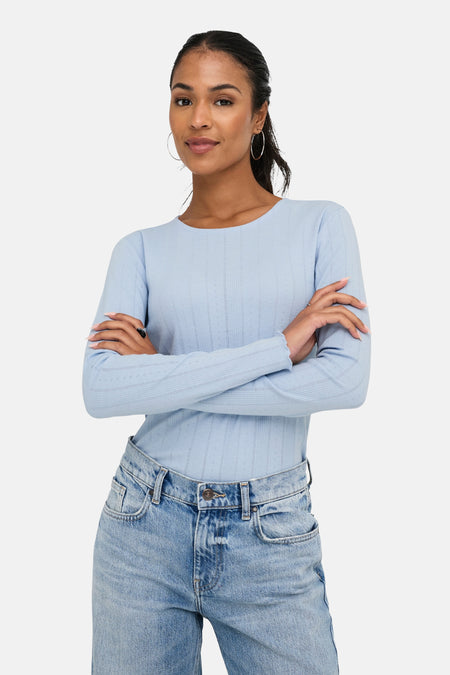 T-shirt met lange mouwen - blauw