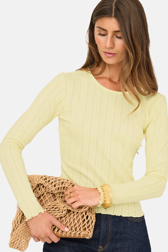 T-shirt met lange mouwen - geel - ONLY®