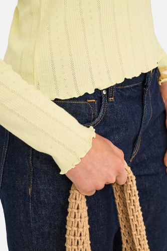 T-shirt met lange mouwen - geel - ONLY®