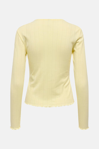 T-shirt met lange mouwen - geel - ONLY®
