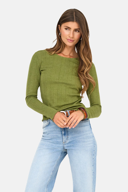 T-shirt met lange mouwen - groen