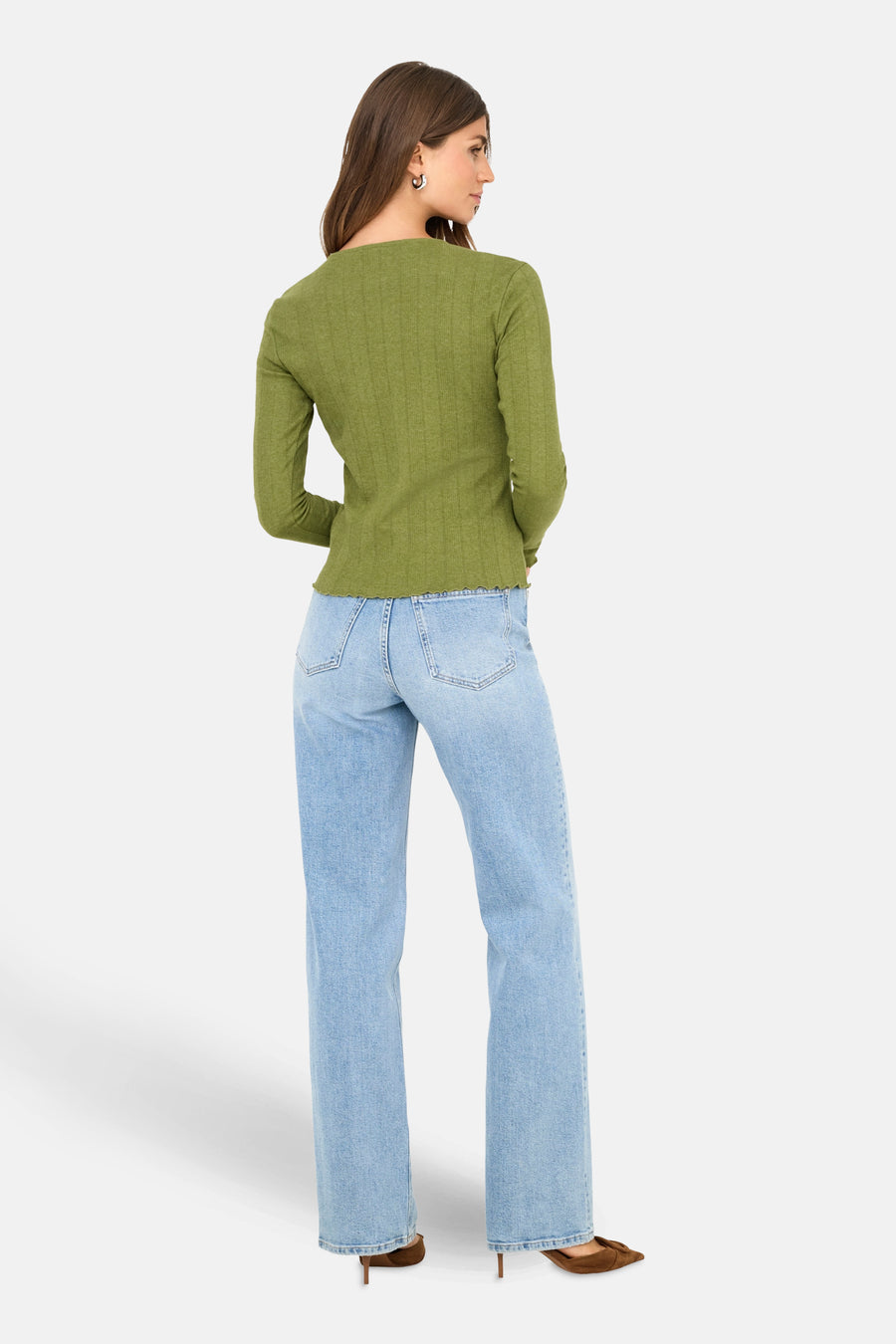 T-shirt met lange mouwen - groen - ONLY®