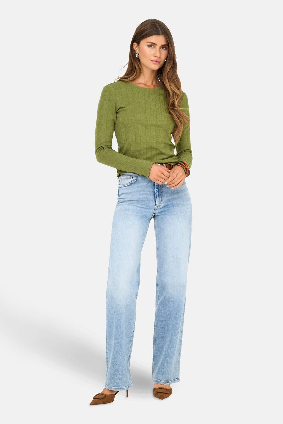 T-shirt met lange mouwen - groen - ONLY®