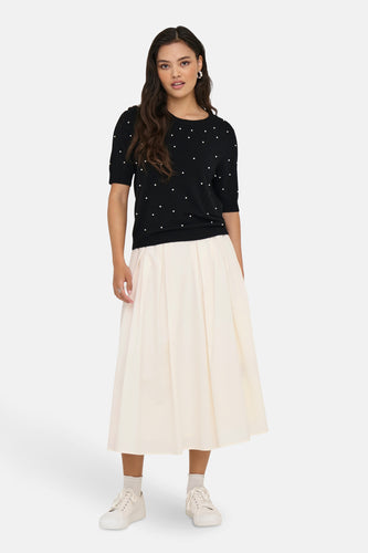 ONLMAILA LONG PLEAT SKIRT OX WVN - ONLY®