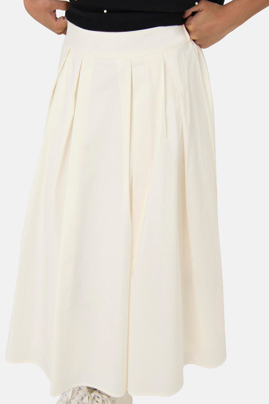ONLMAILA LONG PLEAT SKIRT OX WVN - ONLY®