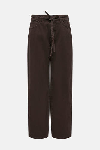 Colored jeans - Dark Brown Denim