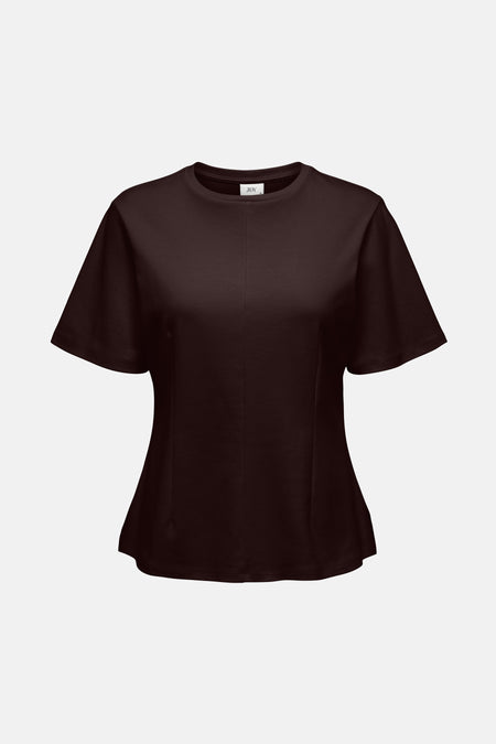 T-shirt met korte mouwen - bruin