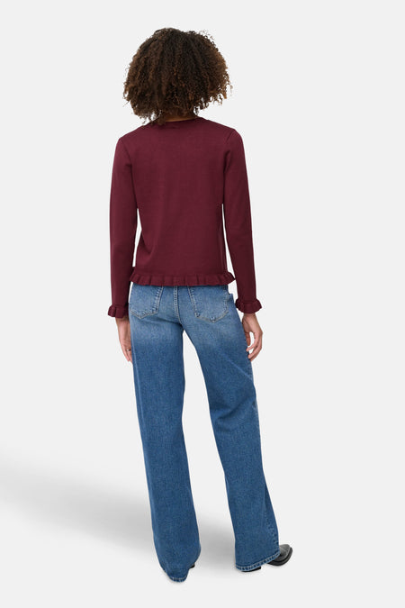 Cardigan - Bordeaux