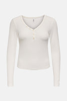 T-shirt met lange mouwen - Wit