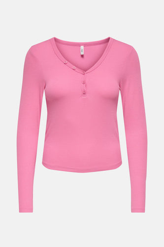 T-shirt met lange mouwen - Roze