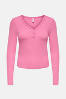 T-shirt met lange mouwen - Roze