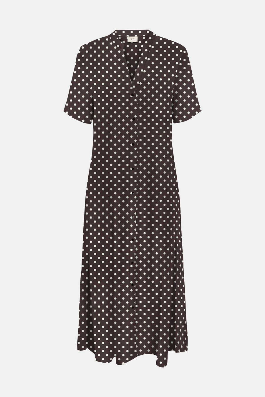 Kleedje met korte mouwen - bruin