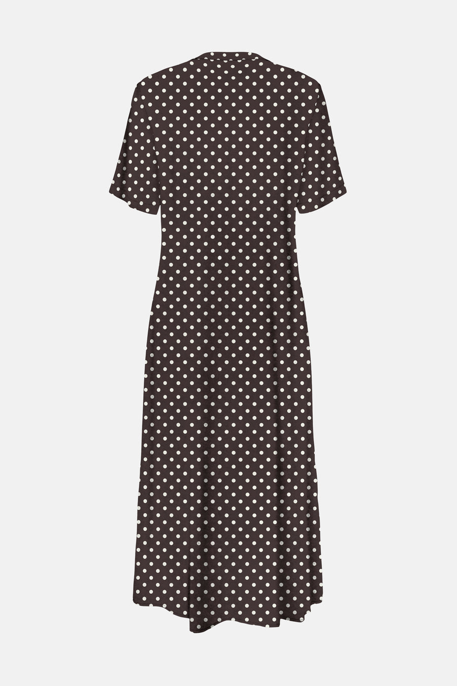 Kleedje met korte mouwen - bruin