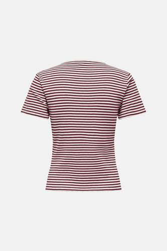 T-shirt met korte mouwen - Bordeaux - ONLY®