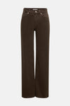 ONLMADISON BLUSH HW WIDE BROWN DNM CRO11