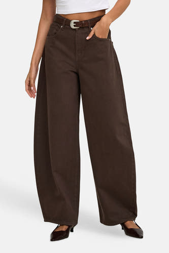 Broek - Dark Brown Denim