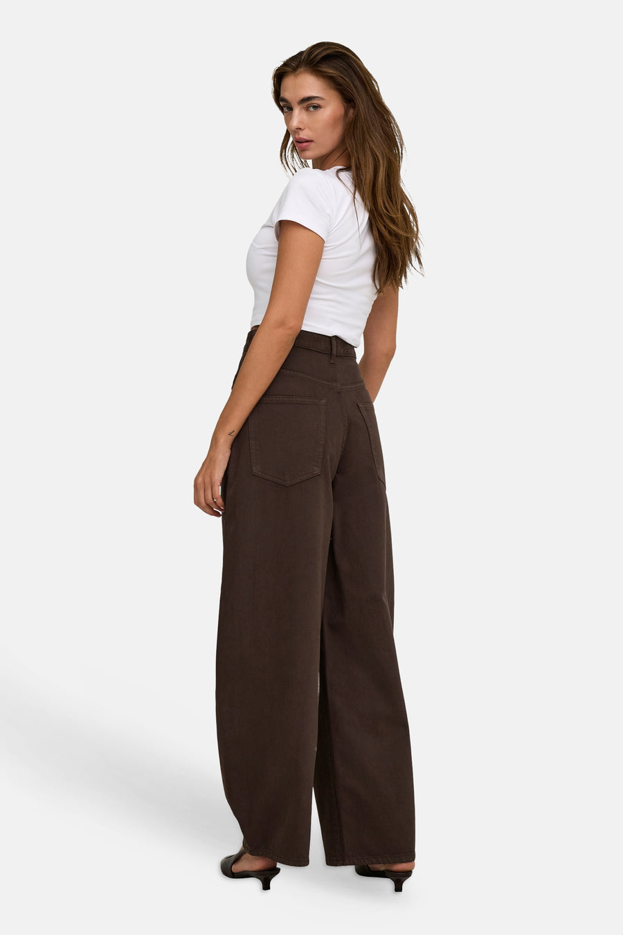 Broek - Dark Brown Denim