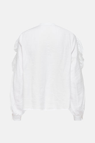 Blouse met lange mouwen - wit
